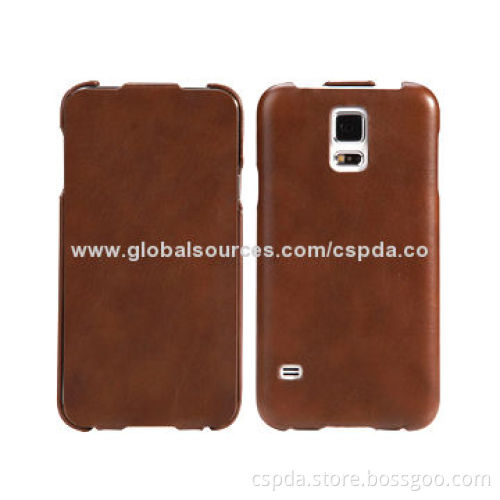 PU Leather Flip Case for Samsung Galaxy S5